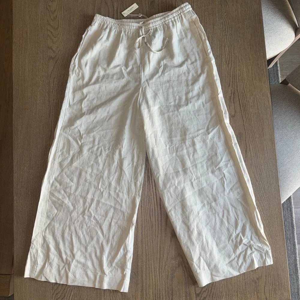 Max Studio Linen Blend Wide Leg Pants - Picture 7 of 10